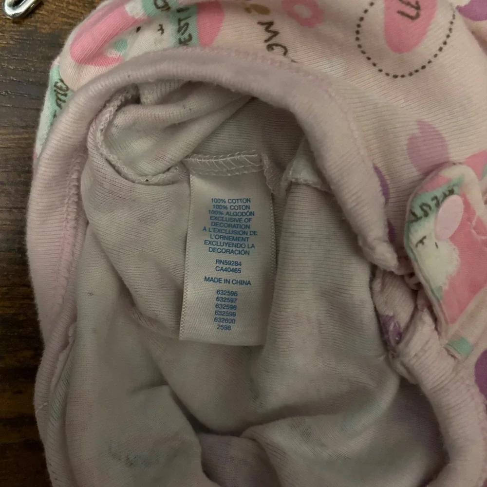 Baby Place‎ Sleepwear Footed Pajamas Onesie Pink Cat (Girls 3T)